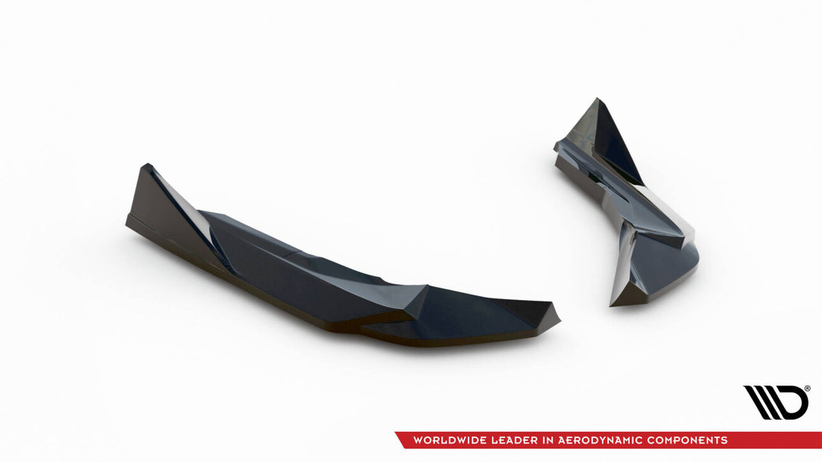 Diffusor Flaps V.6 passend für BMW M2 G87 schwarz Hochglanz