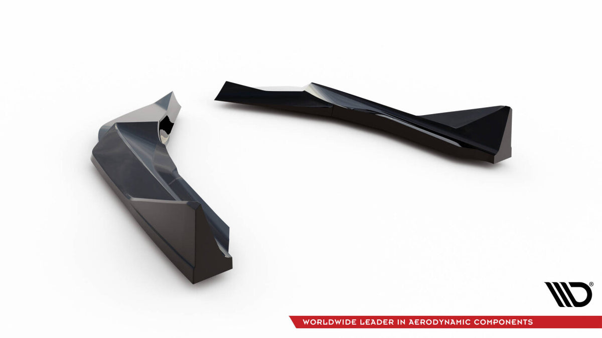 Diffusor Flaps V.6 passend für BMW M2 G87 schwarz Hochglanz