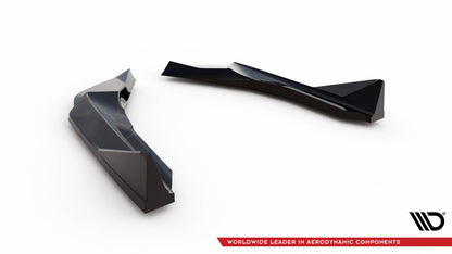 Diffusor Flaps V.6 passend für BMW M2 G87 schwarz Hochglanz