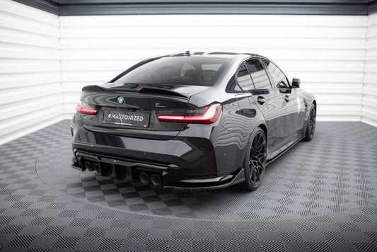Diffusor Flaps V.6 passend für BMW M3 Limousine / Touring G80 / G81 schwarz Hochglanz