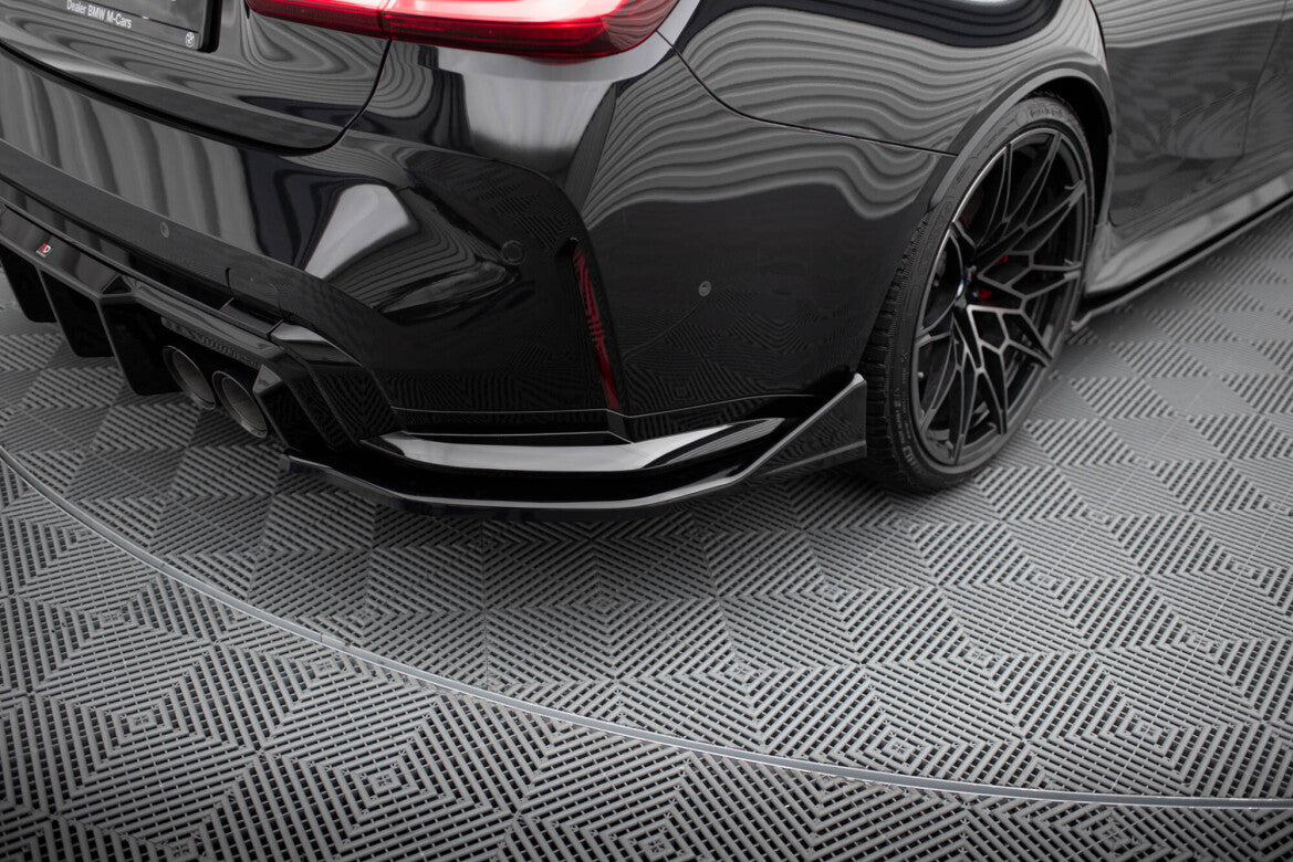 Diffusor Flaps V.6 passend für BMW M3 Limousine / Touring G80 / G81 schwarz Hochglanz