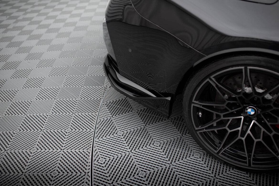 Diffusor Flaps V.6 passend für BMW M3 Limousine / Touring G80 / G81 schwarz Hochglanz