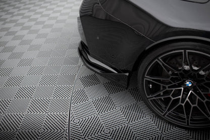Diffusor Flaps V.6 passend für BMW M3 Limousine / Touring G80 / G81 schwarz Hochglanz
