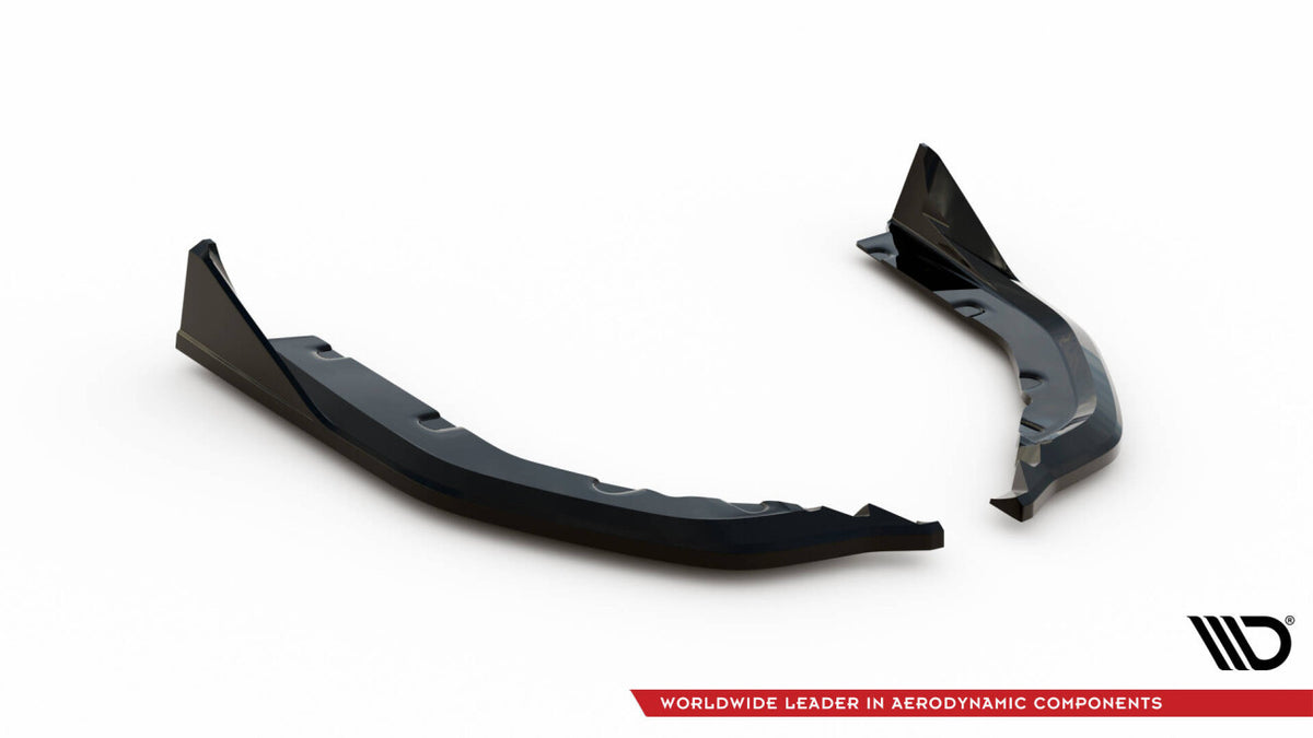 Diffusor Flaps V.6 passend für BMW M3 Limousine / Touring G80 / G81 schwarz Hochglanz