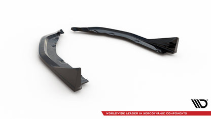 Diffusor Flaps V.6 passend für BMW M3 Limousine / Touring G80 / G81 schwarz Hochglanz
