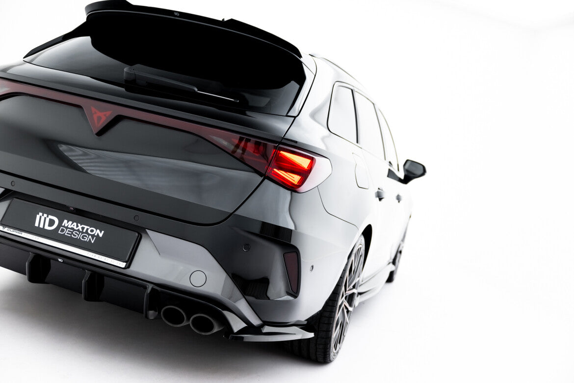 Diffusor Flaps V.6 passend für CUPRA Leon ST Mk1 FL schwarz Hochglanz