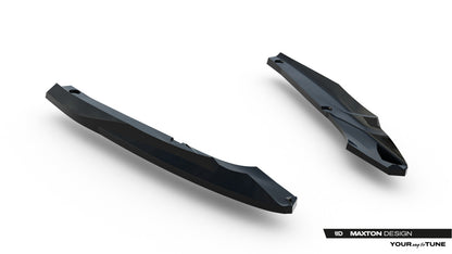 Diffusor Flaps V.6 passend für CUPRA Leon ST Mk1 FL schwarz Hochglanz