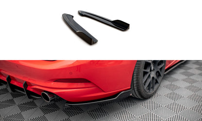 Diffusor Flaps V.6 passend für Ford Focus Kombi ST Mk4 schwarz Hochglanz