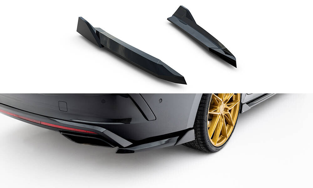 Diffusor Flaps V.6 passend für Skoda Octavia RS Liftback / Combi Mk4 / Mk4 FL schwarz Hochglanz