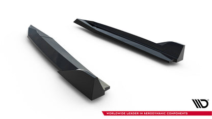 Diffusor Flaps V.6 passend für Skoda Octavia RS Liftback / Combi Mk4 / Mk4 FL schwarz Hochglanz