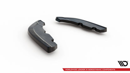 Diffusor Flaps V.7 passend für BMW 1er M-Paket / M135i F40 schwarz Hochglanz