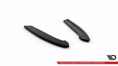 Diffusor Flaps V.7 passend für Ford Focus Kombi ST Mk4 schwarz Hochglanz