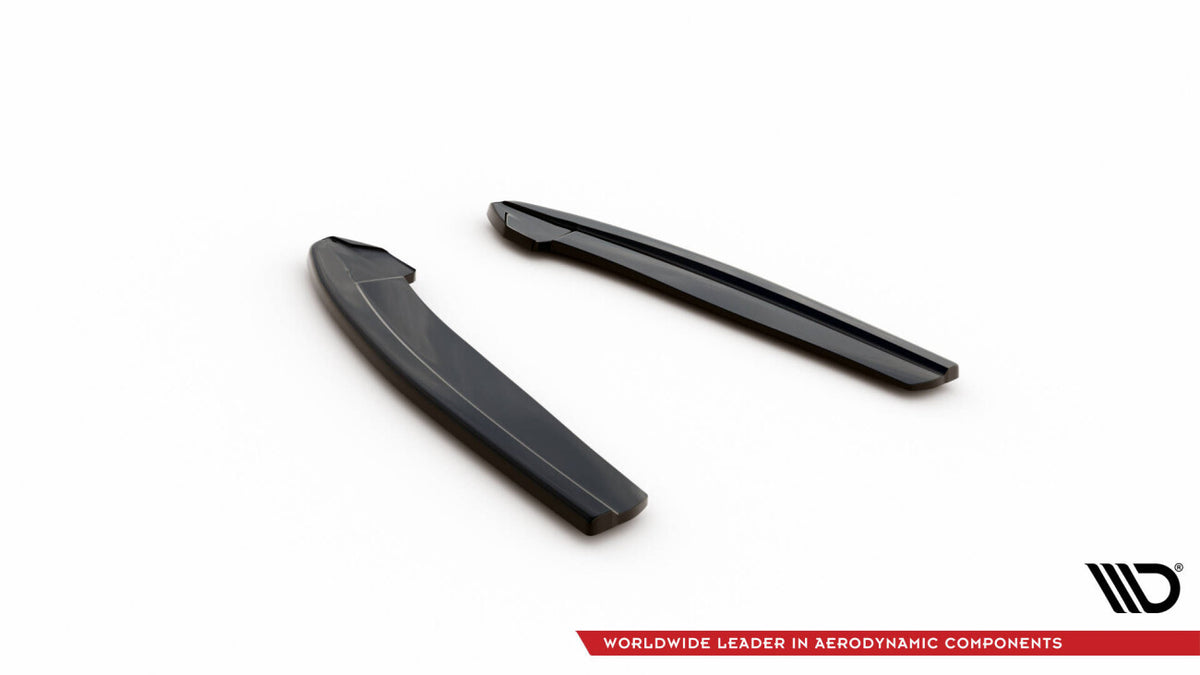 Diffusor Flaps V.7 passend für Ford Focus Kombi ST Mk4 schwarz Hochglanz