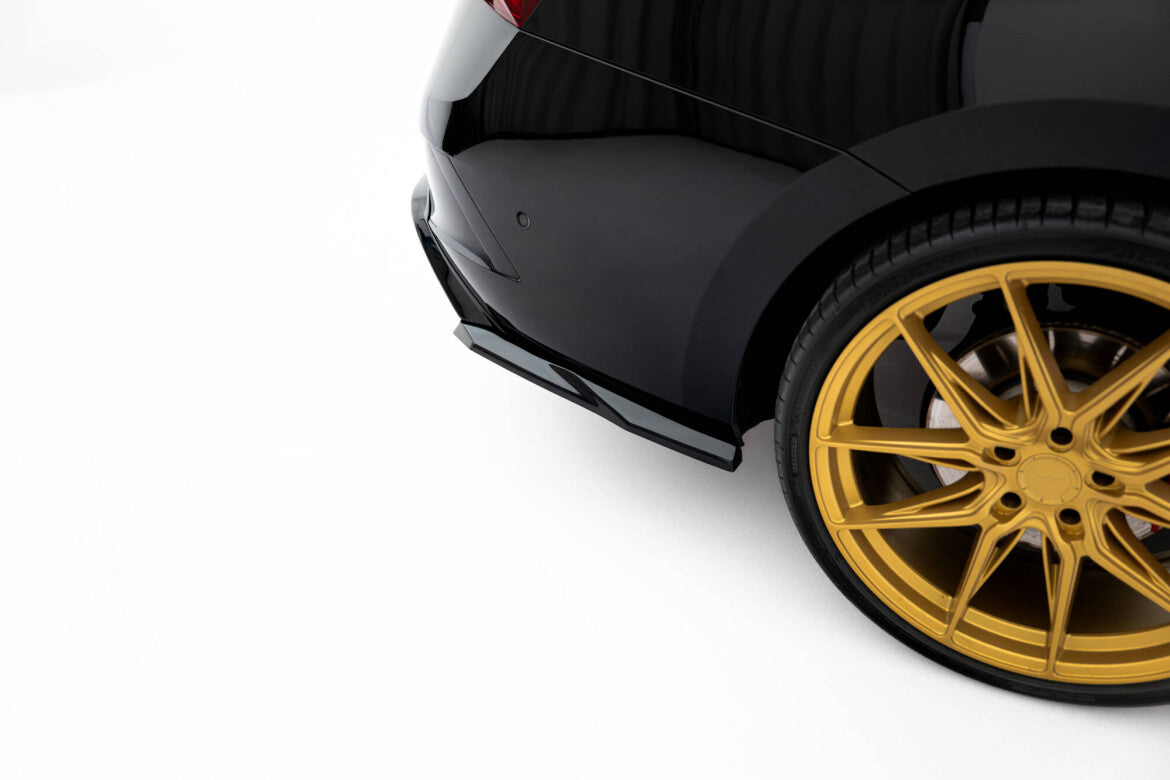 Diffusor Flaps V.7 passend für Skoda Octavia RS Liftback / Combi Mk4 schwarz Hochglanz