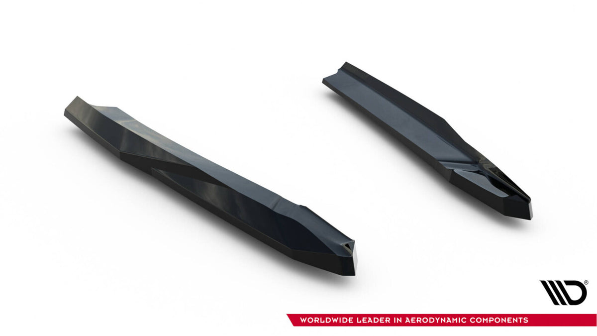 Diffusor Flaps V.7 passend für Skoda Octavia RS Liftback / Combi Mk4 schwarz Hochglanz