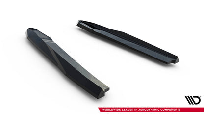 Diffusor Flaps V.7 passend für Skoda Octavia RS Liftback / Combi Mk4 schwarz Hochglanz