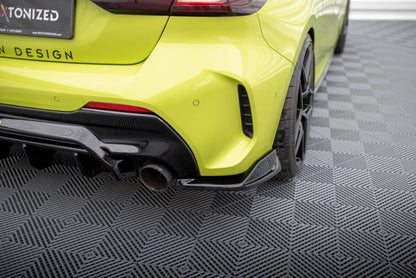 Diffusor Flaps V.8 passend für BMW 1er M-Paket / M135i / 128ti F40 schwarz Hochglanz