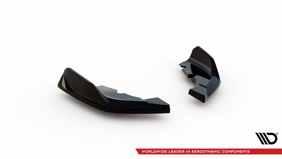 Diffusor Flaps V.8 passend für BMW 1er M-Paket / M135i / 128ti F40 schwarz Hochglanz