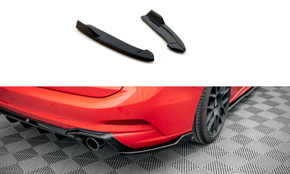 Diffusor Flaps V.8 passend für Ford Focus Kombi ST Mk4 schwarz Hochglanz