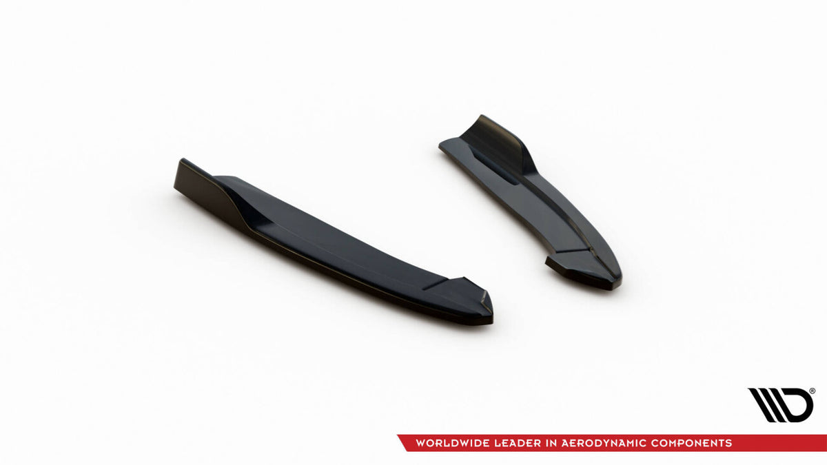 Diffusor Flaps V.8 passend für Ford Focus Kombi ST Mk4 schwarz Hochglanz