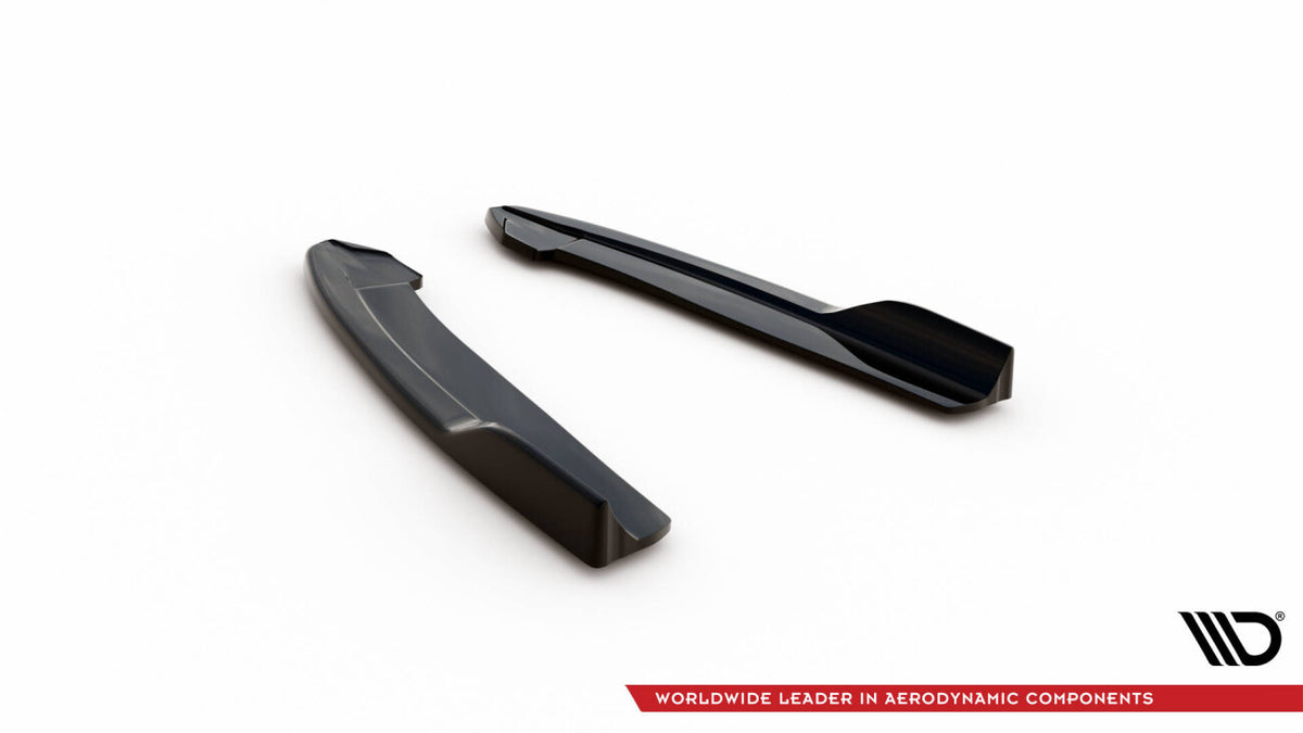 Diffusor Flaps V.8 passend für Ford Focus Kombi ST Mk4 schwarz Hochglanz