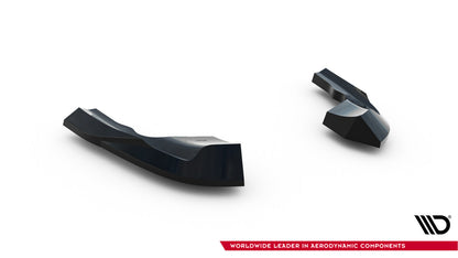 Diffusor Flaps V.8 passend für VW Golf R Hatchback Mk8 / Mk8 FL schwarz Hochglanz