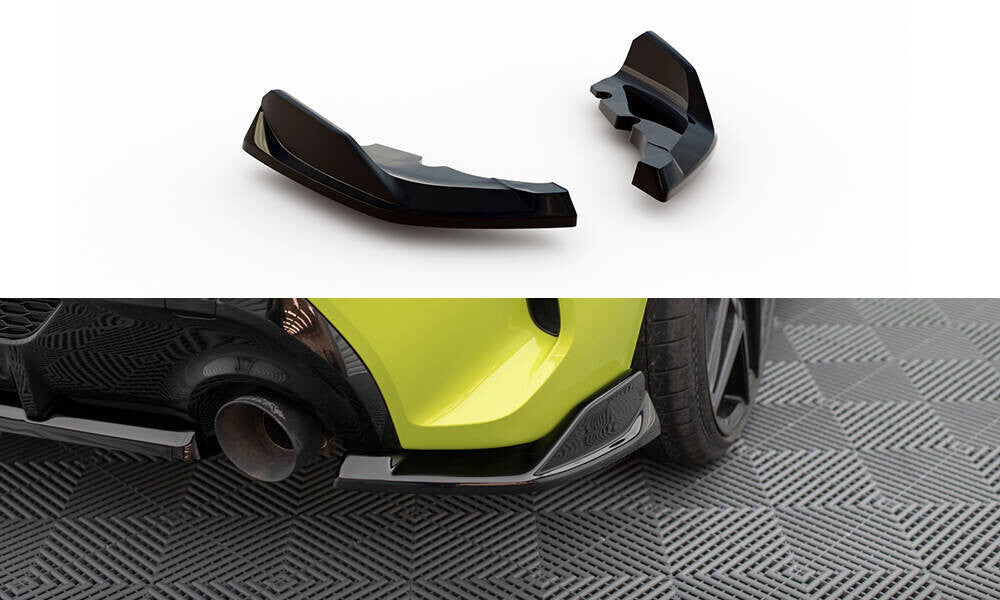 Diffusor Flaps V.9 passend für BMW 1er M-Paket / M135i F40 schwarz Hochglanz