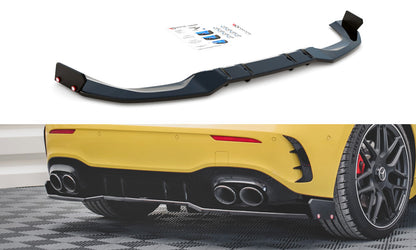 Diffusor Heckansatz + Flaps passend für Mercedes-AMG A 45 S Aero Pack W177