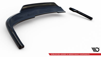 Diffusor Heckansatz passend für Audi A4 Competition B8 FL schwarz Hochglanz