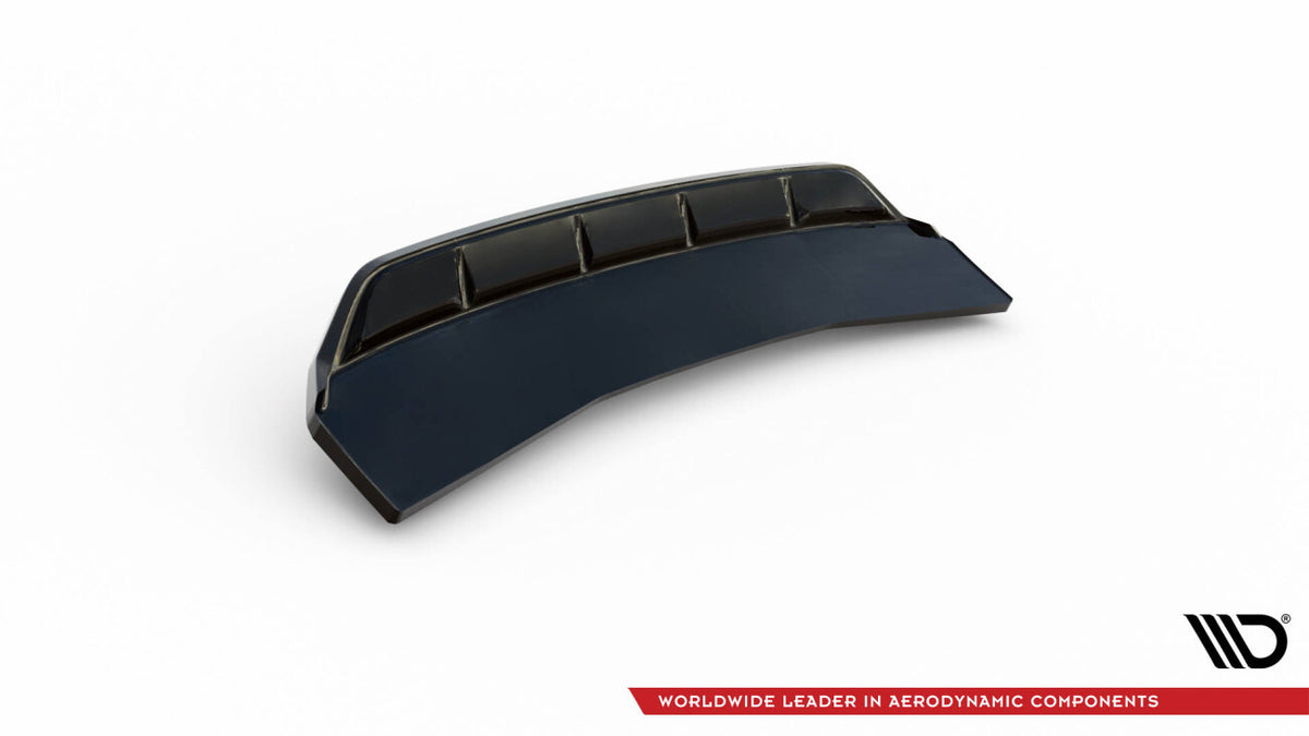 Diffusor Heckansatz passend für Audi A4 Competition B9 schwarz Hochglanz