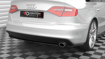 Diffusor Heckansatz passend für Audi A4 S-Line B8 FL schwarz Hochglanz