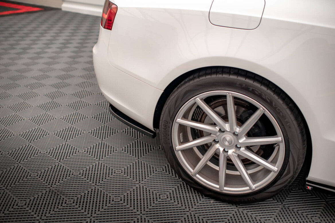 Diffusor Heckansatz passend für Audi A5 Coupe 8T FL schwarz Hochglanz