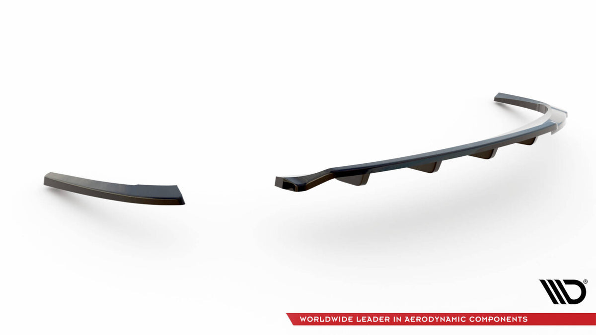 Diffusor Heckansatz passend für Audi A5 Coupe 8T FL schwarz Hochglanz