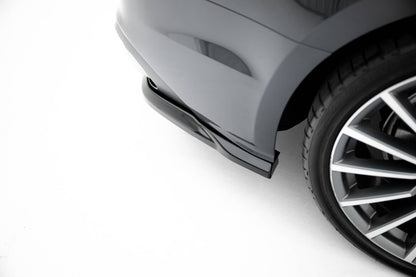 Diffusor Heckansatz passend für Audi A5 F5 FL schwarz Hochglanz