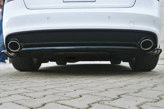 Diffusor Heckansatz passend für Audi A5 S-Line 8T FL schwarz Hochglanz