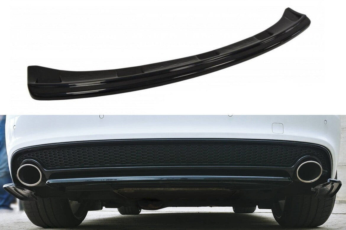 Diffusor Heckansatz passend für Audi A5 S-Line 8T FL schwarz Hochglanz