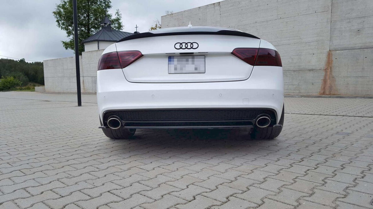 Diffusor Heckansatz passend für Audi A5 S-Line 8T FL schwarz Hochglanz