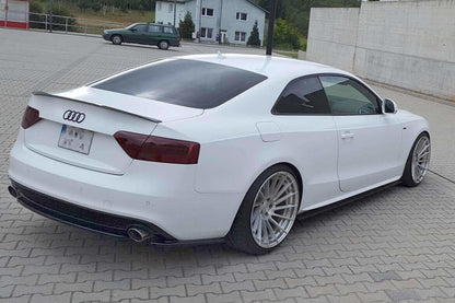 Diffusor Heckansatz passend für Audi A5 S-Line 8T FL schwarz Hochglanz