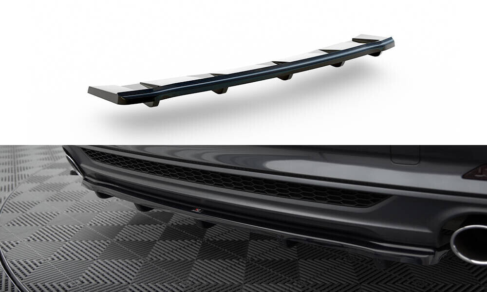 Diffusor Heckansatz passend für Audi A5 S-Line F5 Coupe / Sportback schwarz Hochglanz