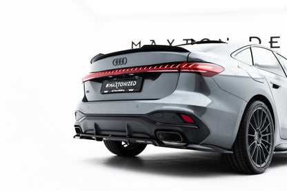 Diffusor Heckansatz passend für Audi A5 S-Line Limousine / Avant B10 schwarz Hochglanz