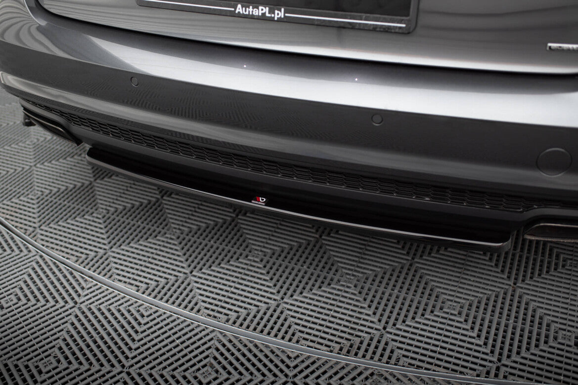 Diffusor Heckansatz passend für Audi A6 / A6 C7 S-line/ S6 C7 FL schwarz Hochglanz