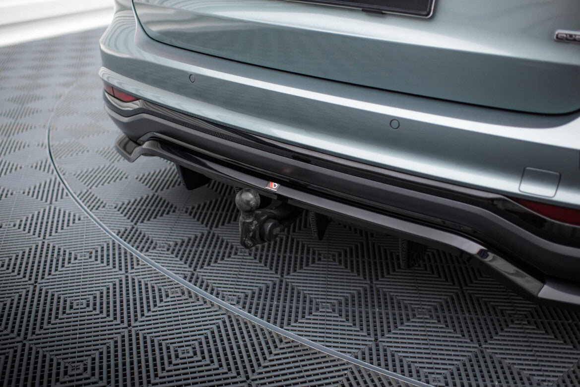 Diffusor Heckansatz passend für Audi A6 Allroad C8 schwarz Hochglanz