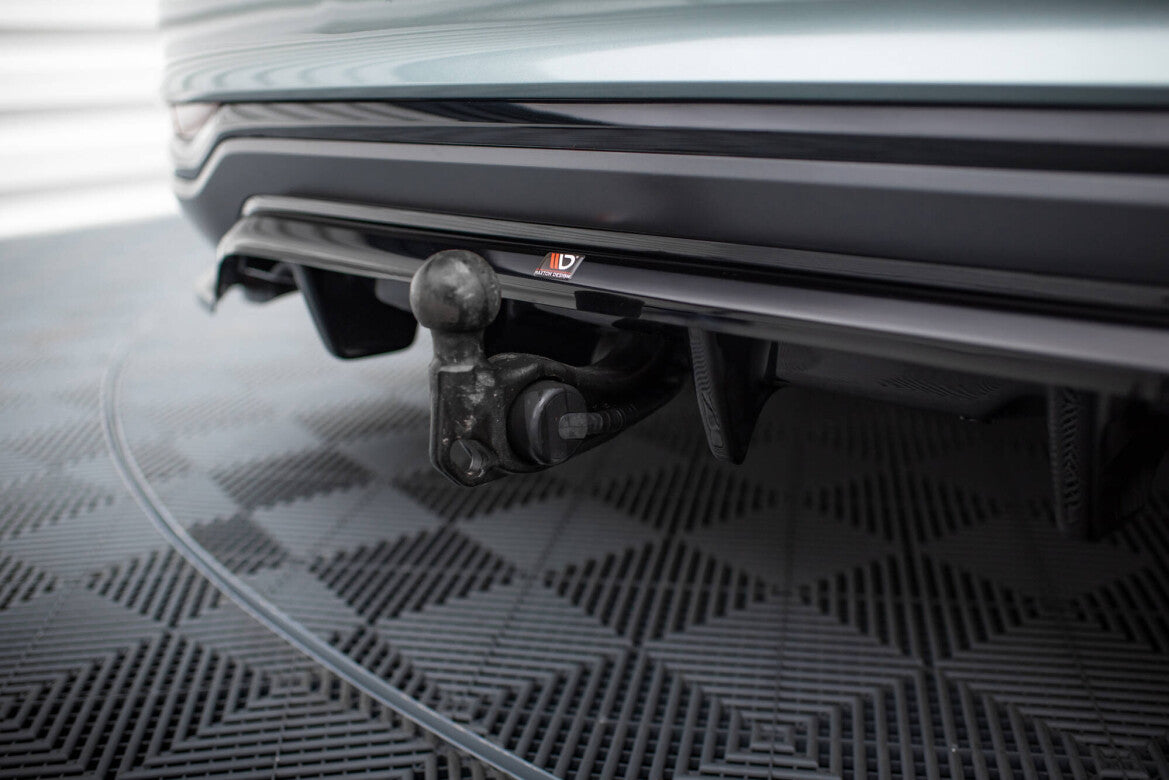Diffusor Heckansatz passend für Audi A6 Allroad C8 schwarz Hochglanz