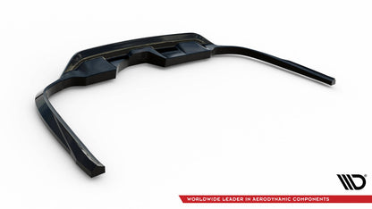 Diffusor Heckansatz passend für Audi A6 Allroad C8 schwarz Hochglanz