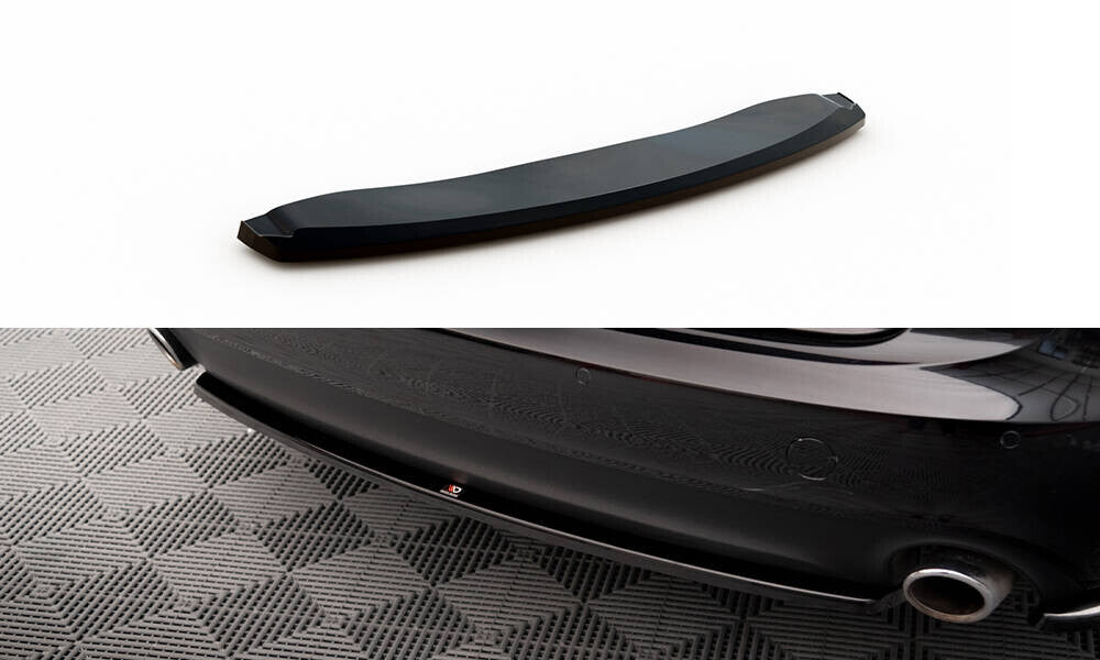 Diffusor Heckansatz passend für Audi A6 Avant / Limousine C7 schwarz Hochglanz
