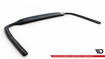 Diffusor Heckansatz passend für Audi A6 C8 schwarz Hochglanz
