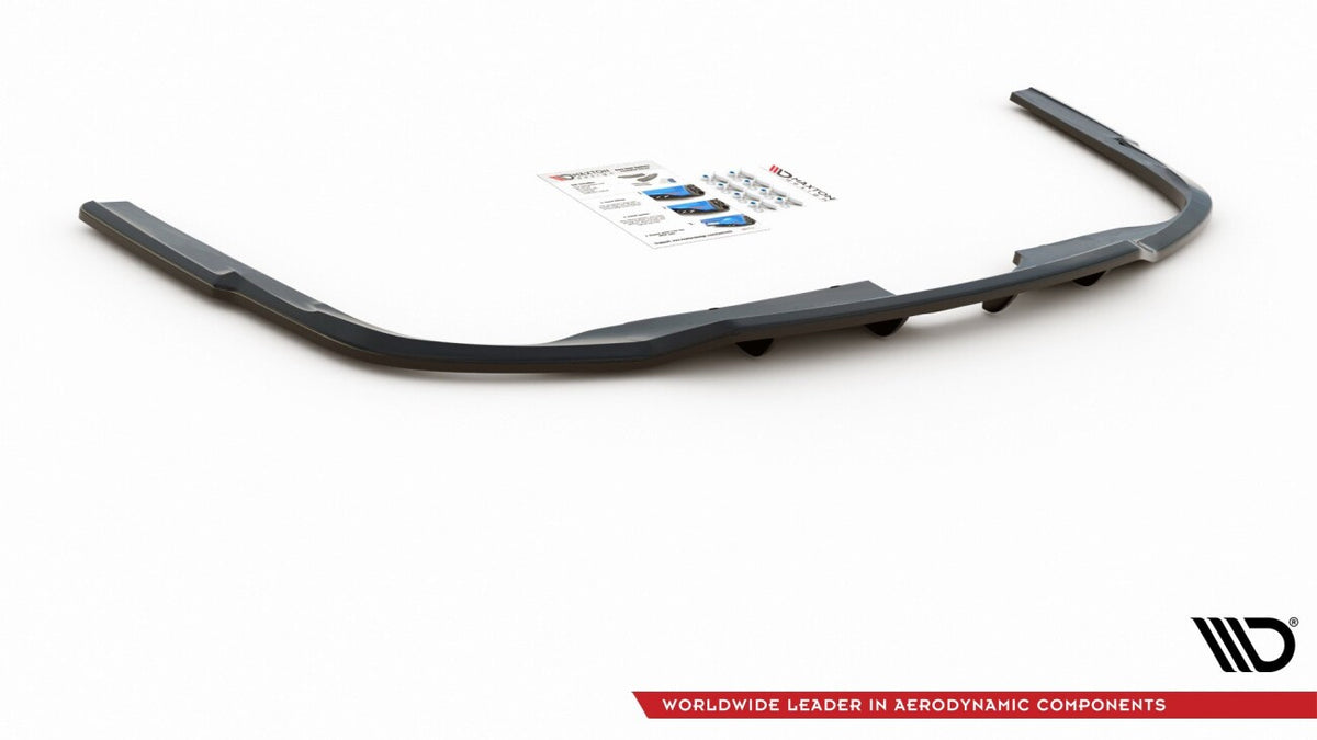 Diffusor Heckansatz passend für Audi A6 S-Line C8 schwarz Hochglanz
