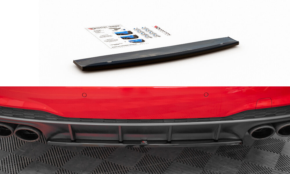 Diffusor Heckansatz passend für Audi A7 C8 S-Line Carbon Look