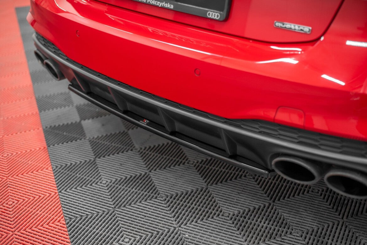 Diffusor Heckansatz passend für Audi A7 C8 S-Line Carbon Look