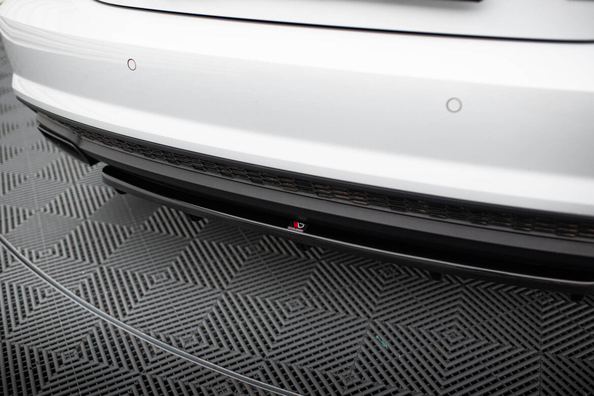 Diffusor Heckansatz passend für Audi A7 S-Line C7 FL schwarz Hochglanz